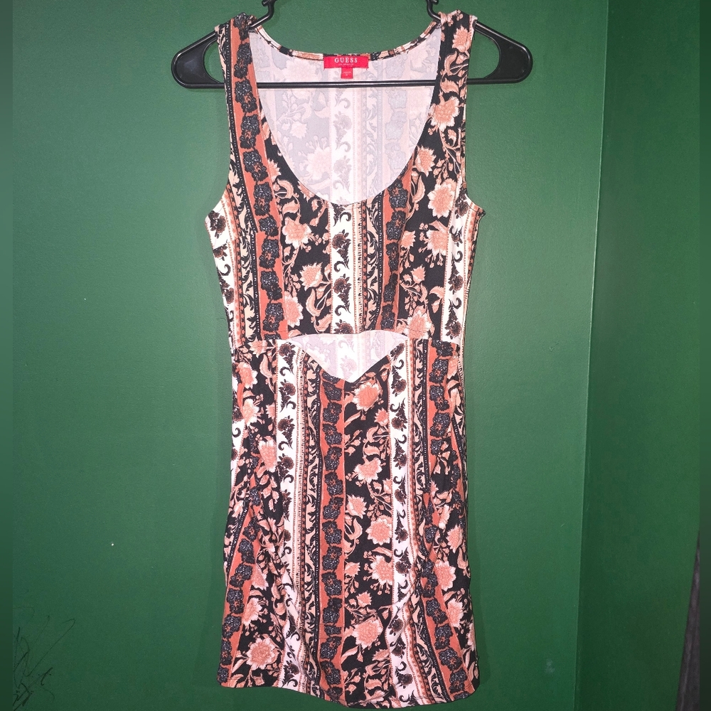 Boho Floral Print Dress